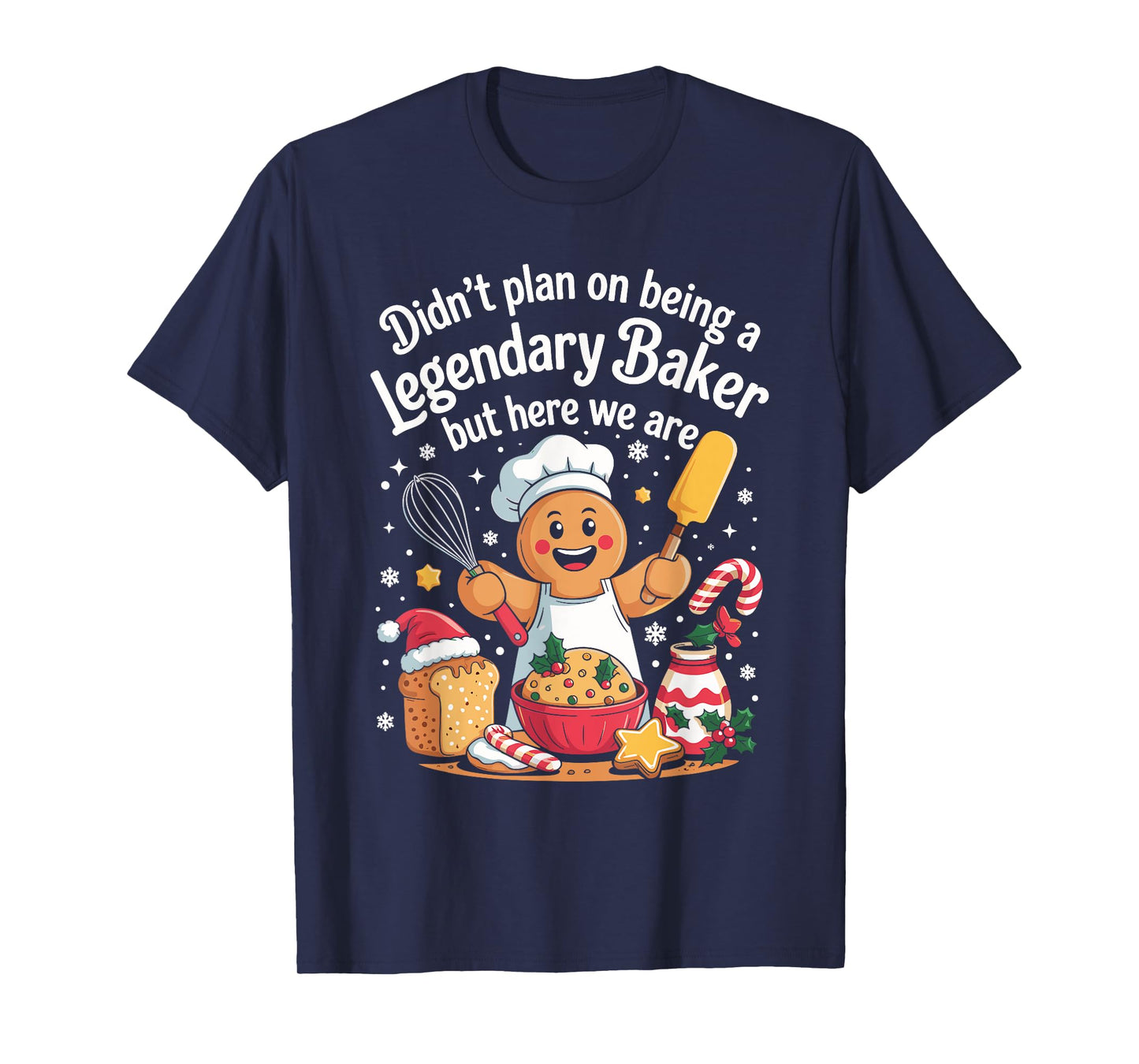 Baker Humor for Christmas Cookie and Gingerbread Fans T-Shirt