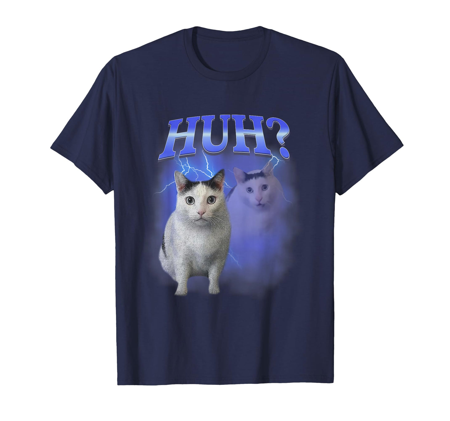 Huh Silly Cat Meme Funny Oddly Bootleg Specific Dank Meme T-Shirt