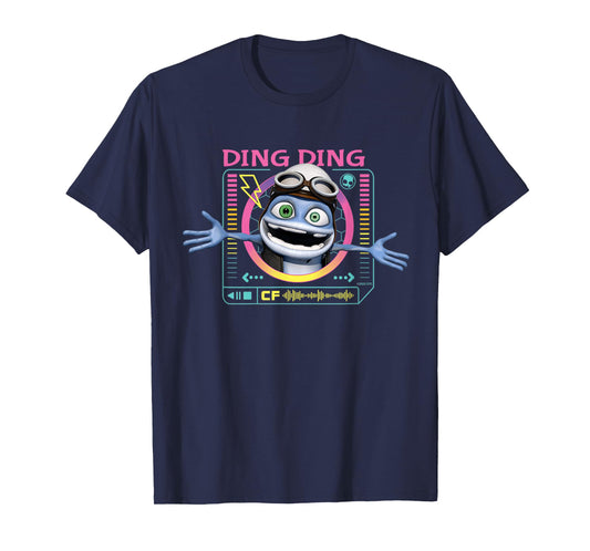 Crazy Frog Retro Music Player for Kids Funny Ding Ding T-Shirt