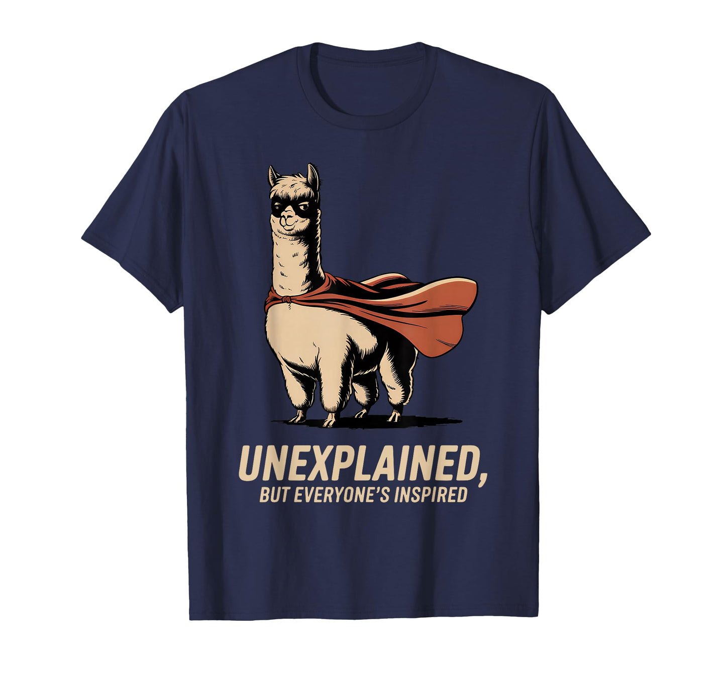 Superhero Llama Alpaca Lover Retro 80s 90s Vintage Men Women T-Shirt
