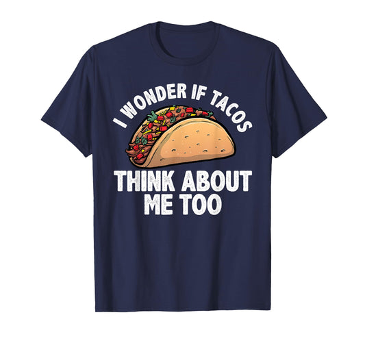 Cool Taco Art For Men Women Tacos Mexican Food Fiesta Humor T-Shirt