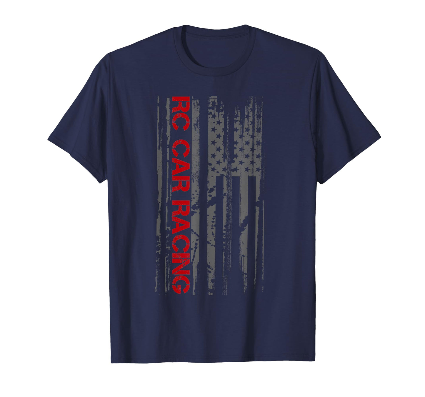 RC Racing American Flag Remote Radio Controlled RC Car T-Shirt