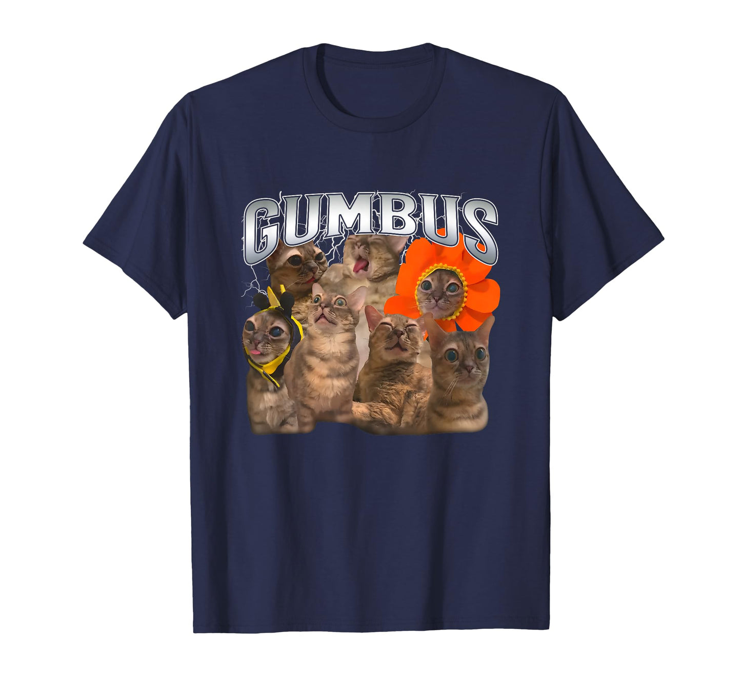 Funny Cat Gumbus Cat Lovers Trendy Cute Animal T-Shirt