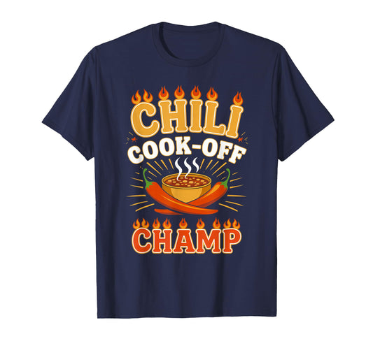 Chili Cook-Off Champion Fun Spicy Food Contest Enthusiast T-Shirt