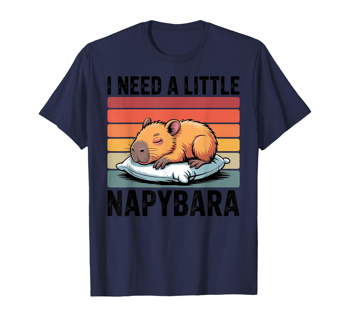 Napybara for Men Women Cute Capybara Sleeping Nap Lover T-Shirt