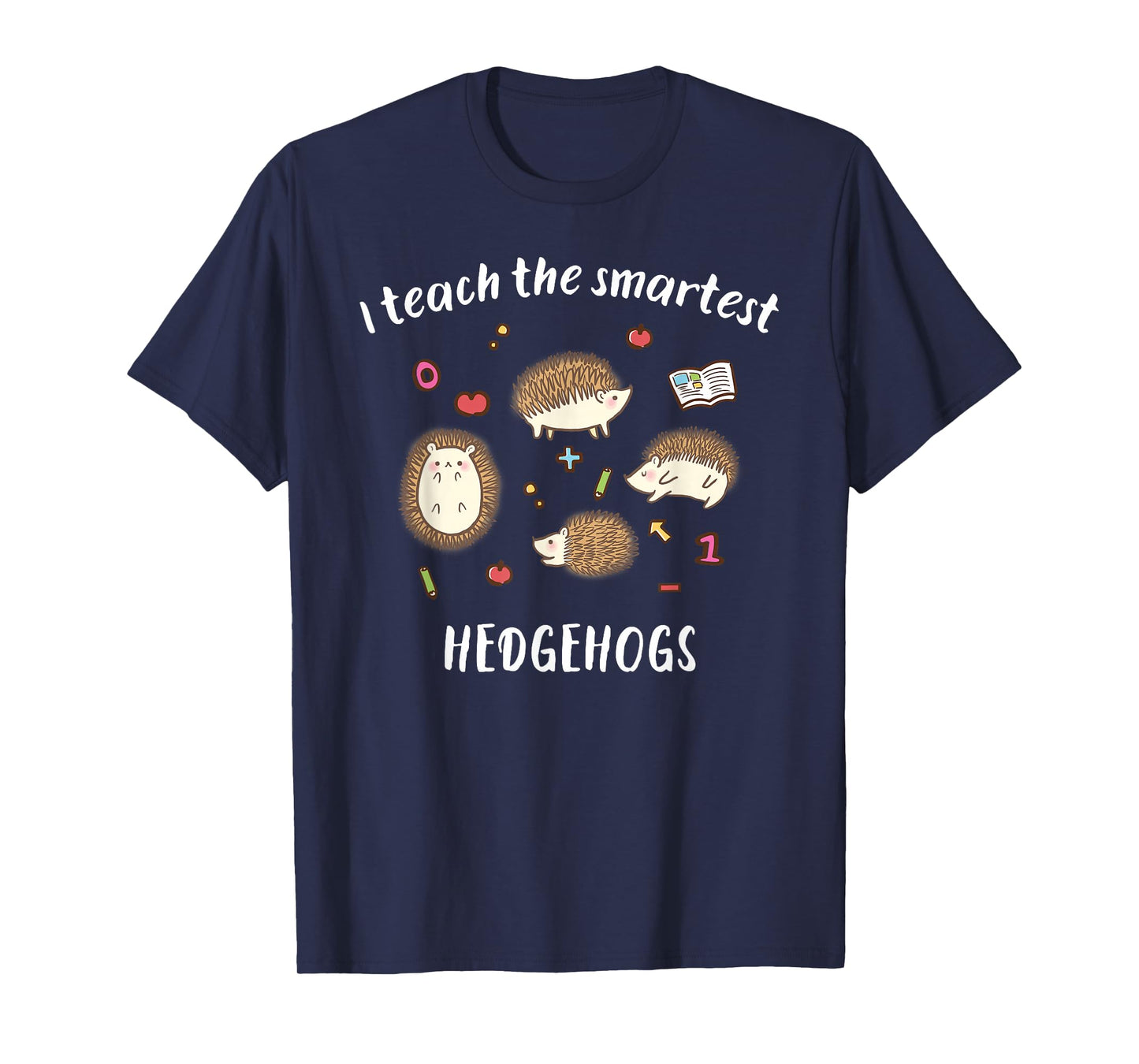Cute reading & kindergarten teacher Hedgehog Shirt T-Shirt