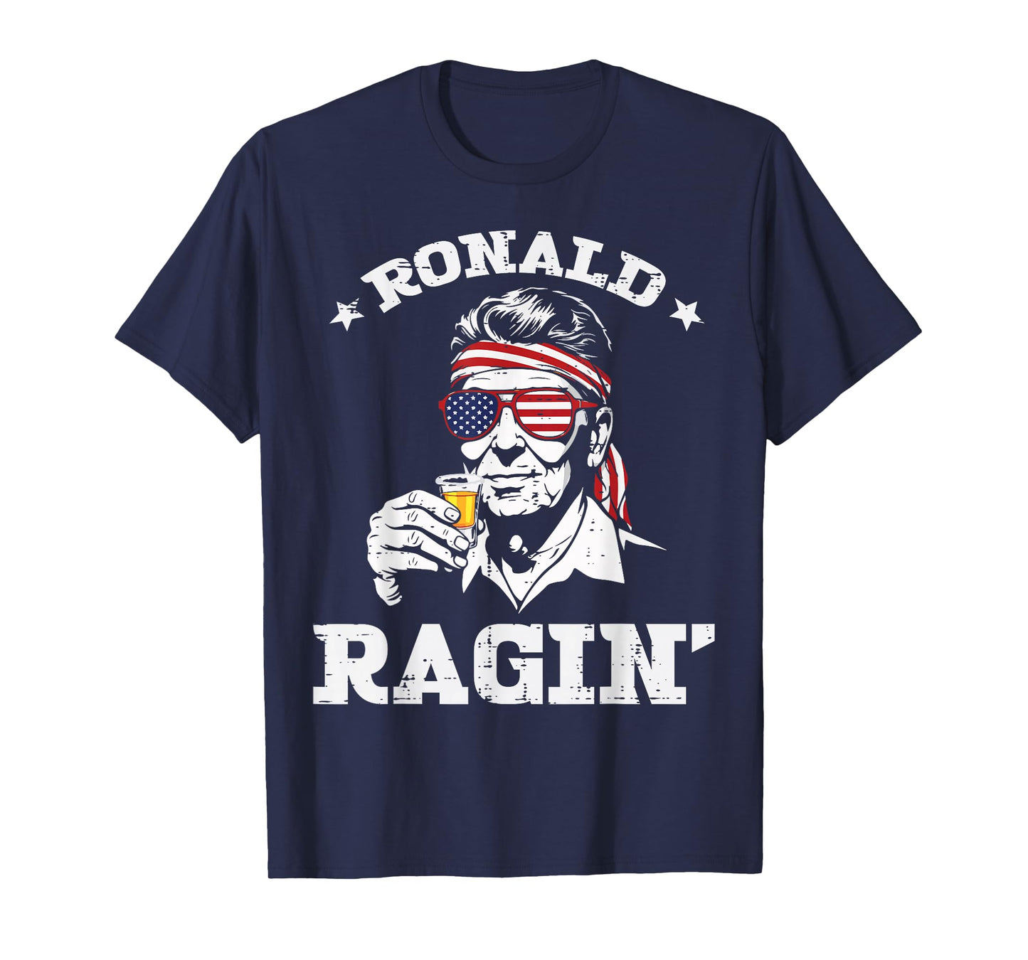 4th of July Ronald Ragin Funny July Fourth Party Men Women T-Shirt