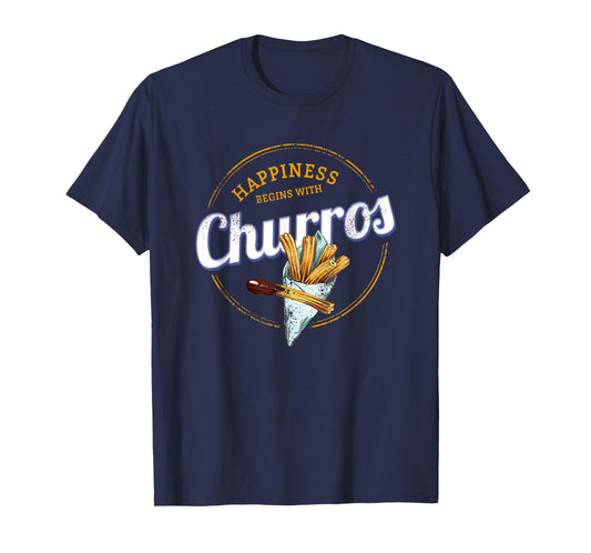 Churros Snack Vintage Dessert Retro Street Food Souvenir T-Shirt