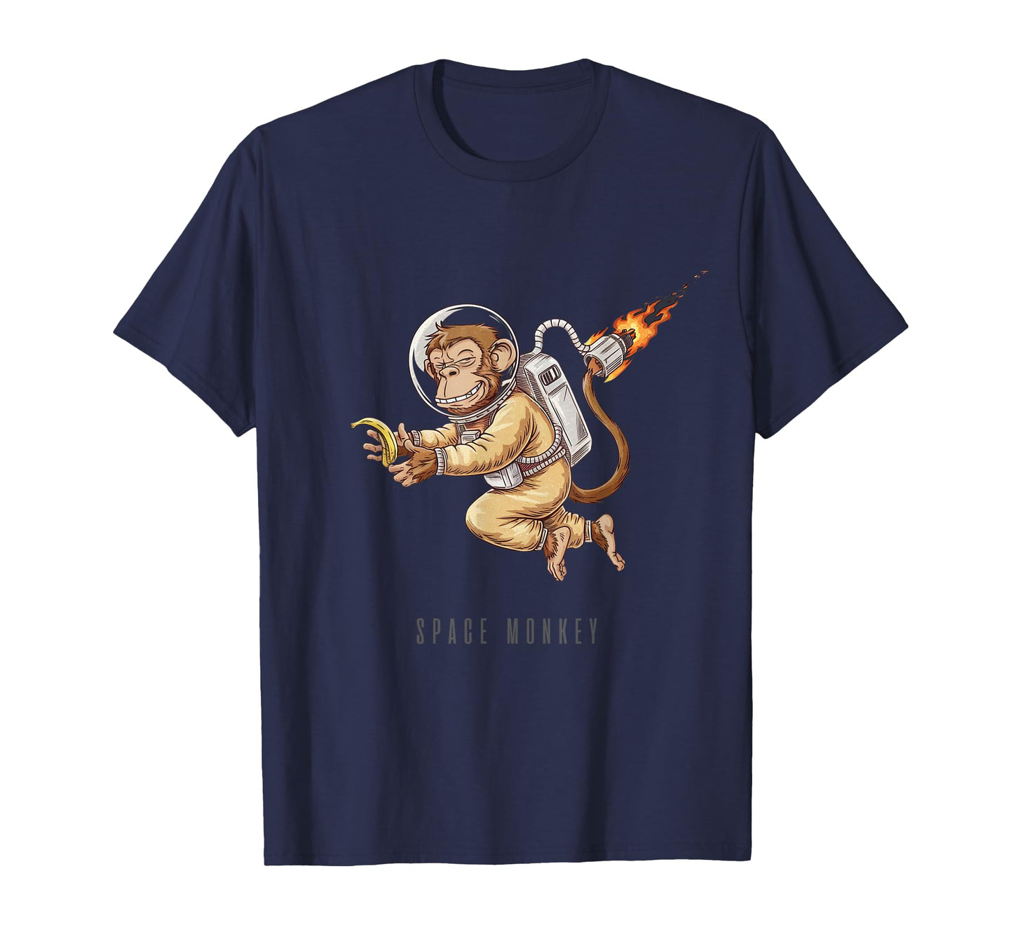 Space Monkey - The Monkey in Space with Banana T-Shirt
