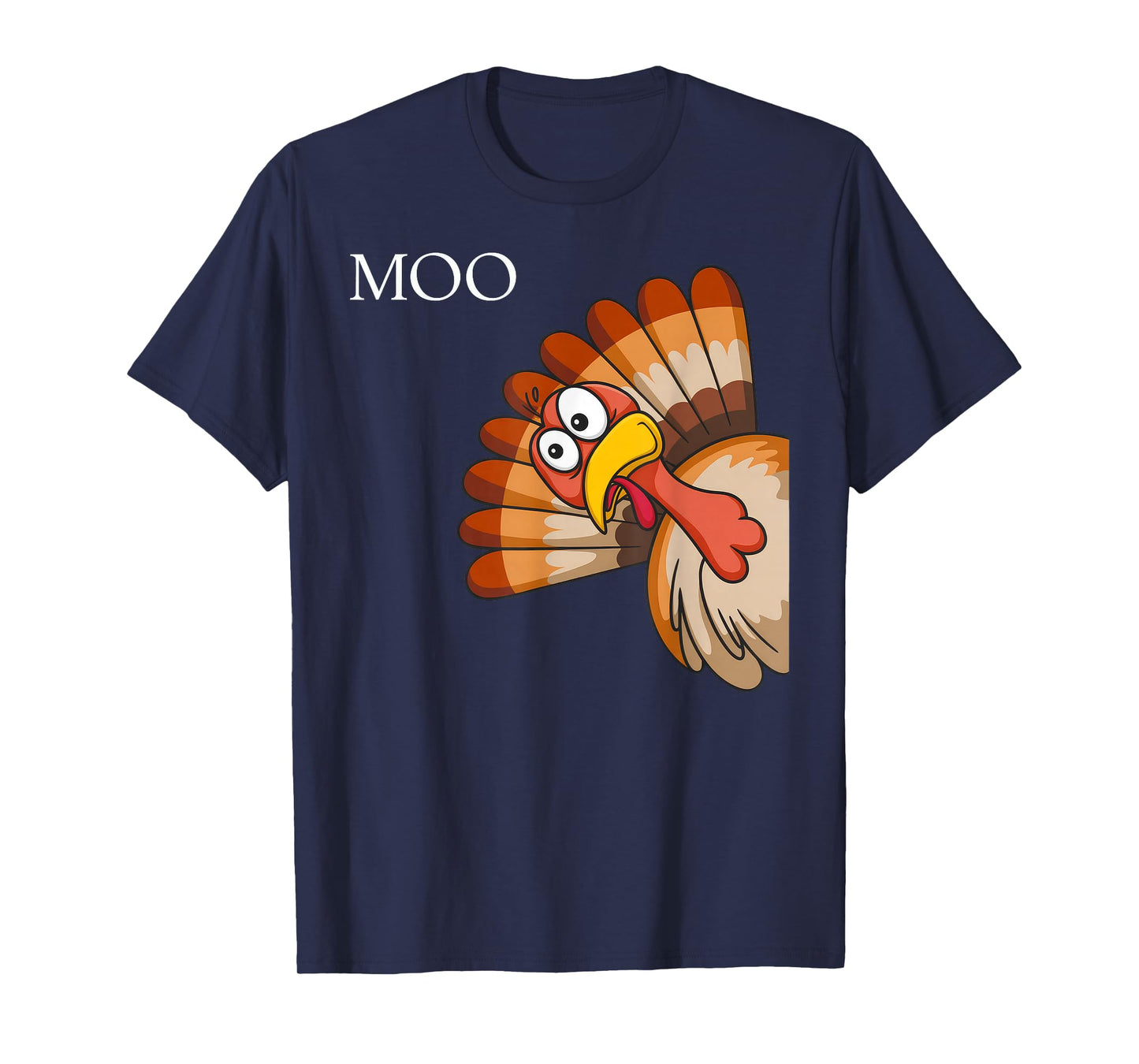 Turkey Moo Thanksgiving T-Shirt