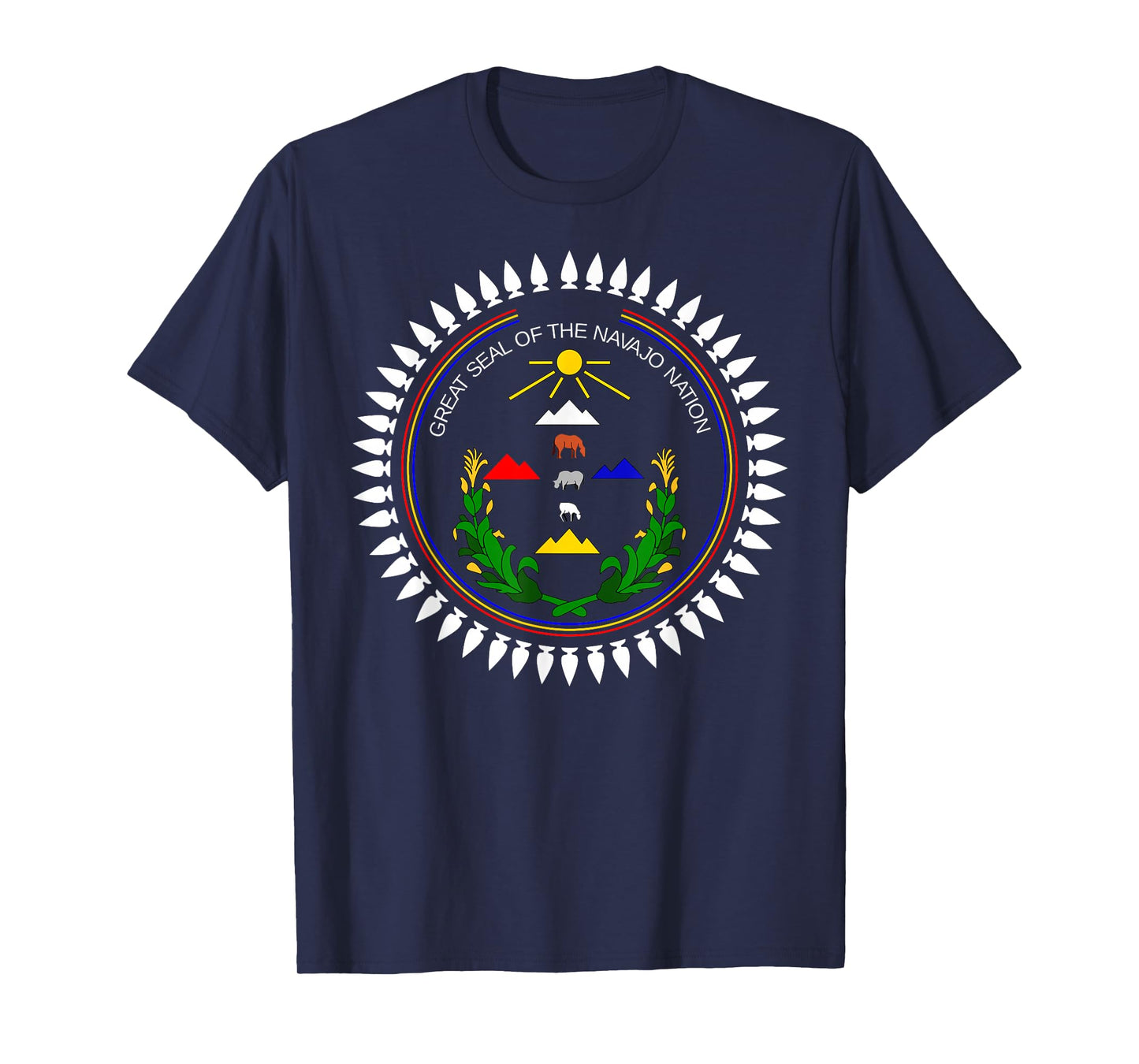 Navajo Flag: Native American Mens Womens Kids T-Shirt