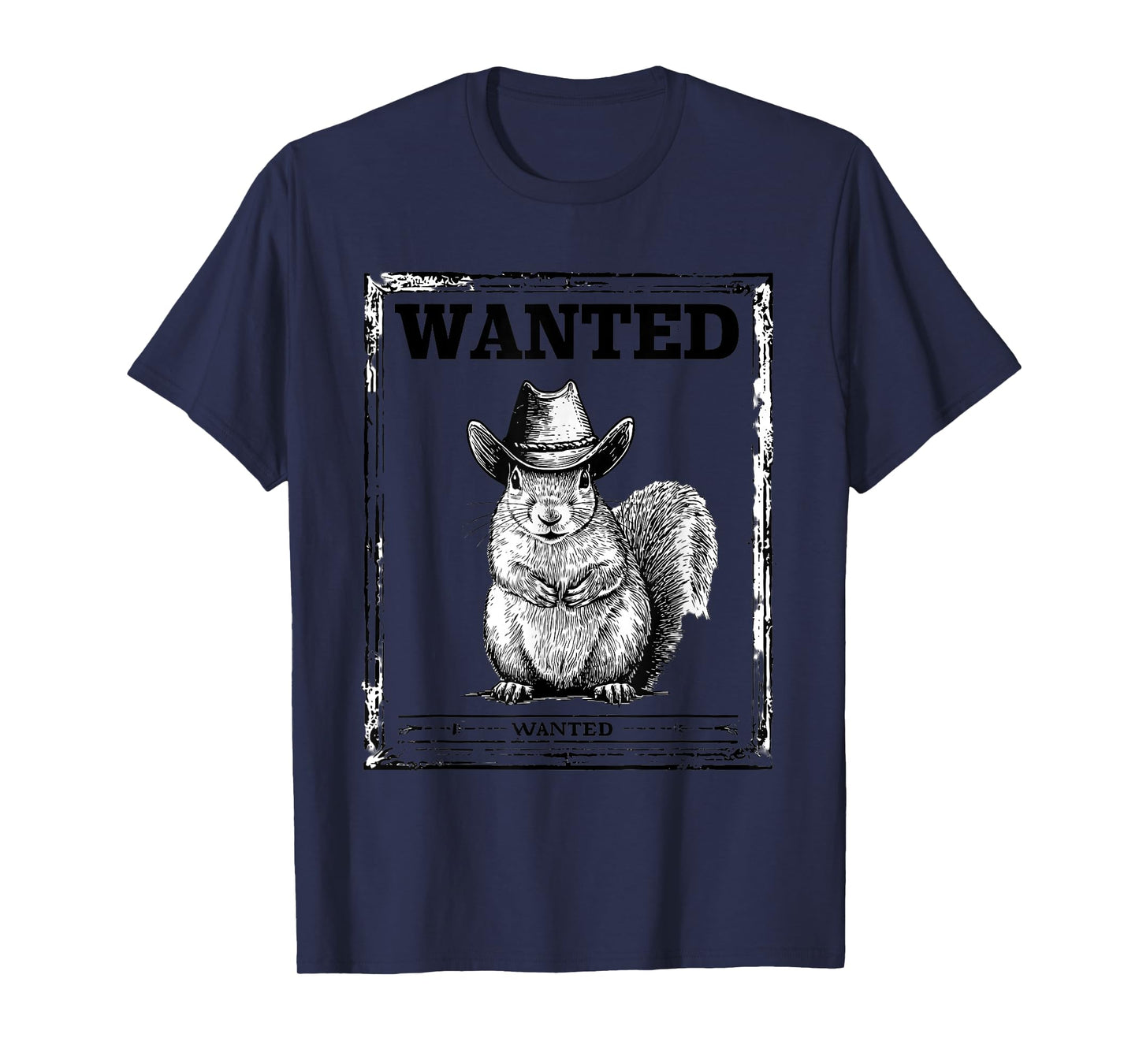 Country Cowboy Squirrel Vintage Rodeo Cowgirl Western T-Shirt
