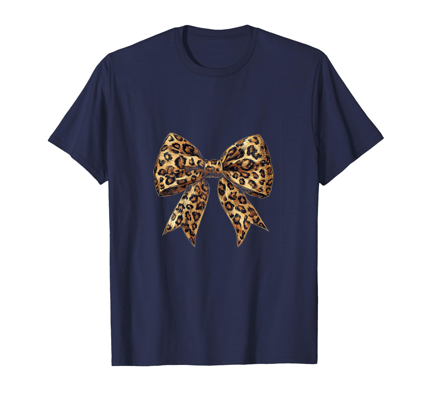 Coquette Bow Leopard Print Animal Print T-Shirt