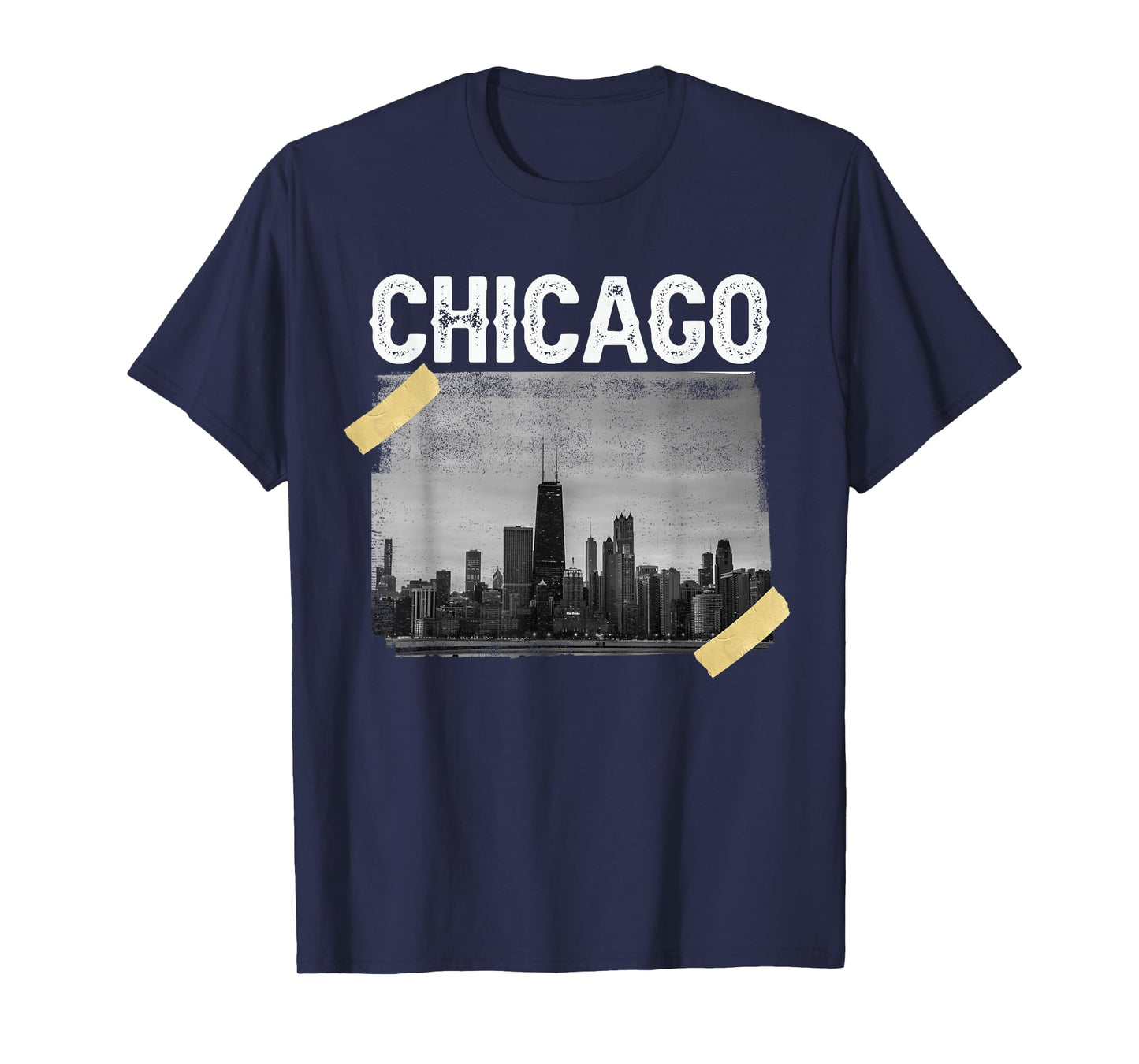 Illinois Chicago Skyline Chi Town T-Shirt