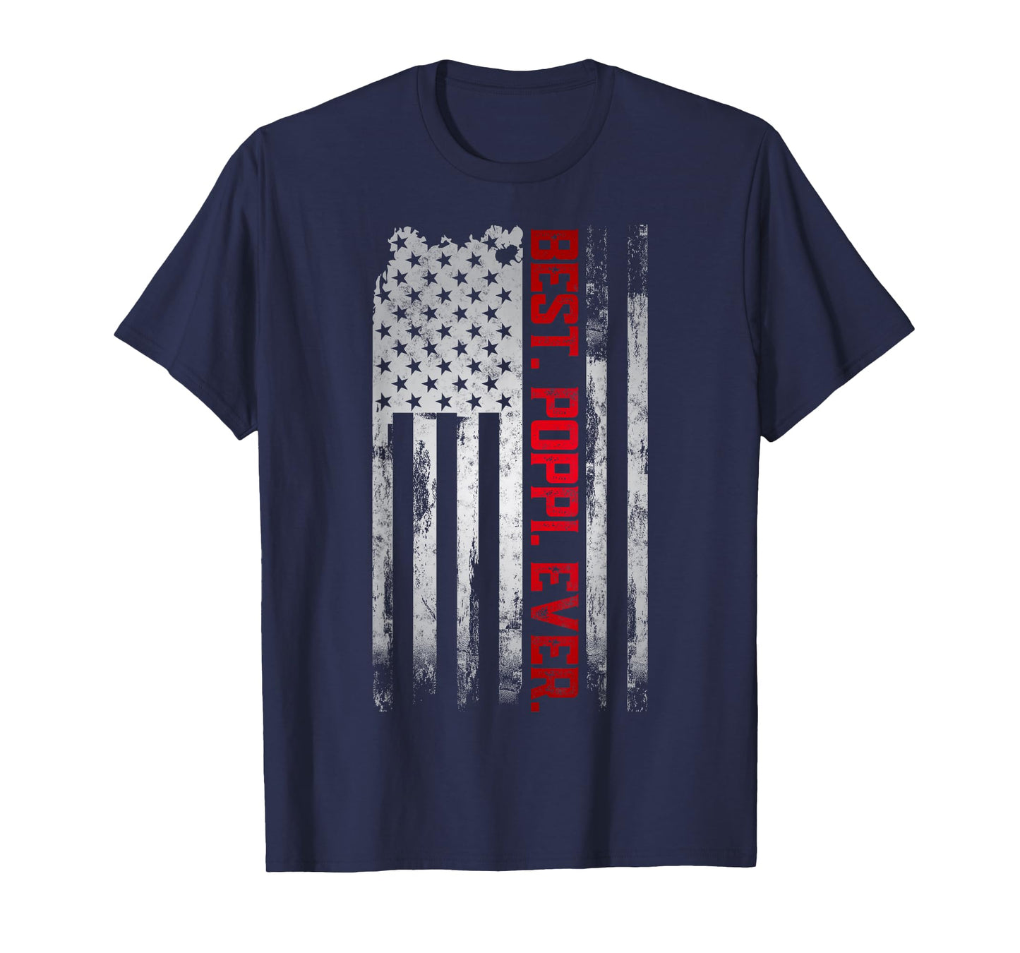 Best Poppi Ever American USA Flag Poppi T-Shirt