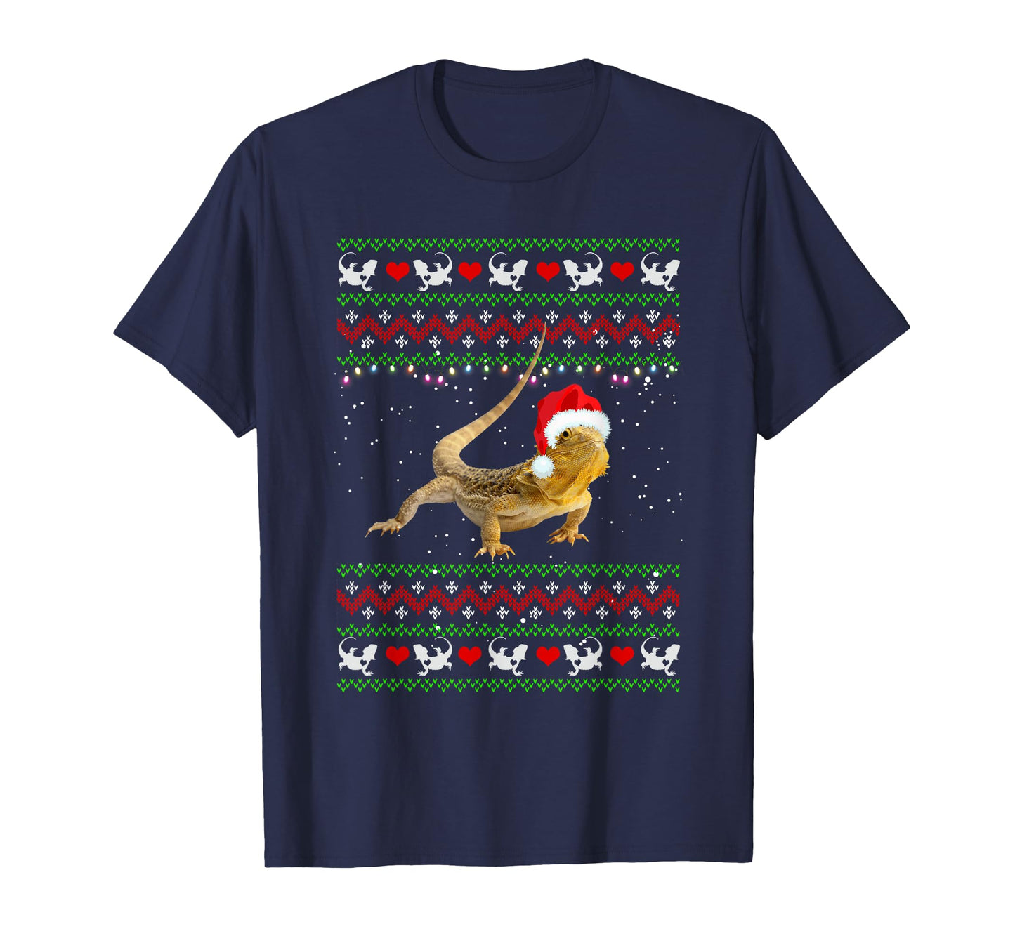 Ugly Bearded Dragon Christmas Gifts Bearded Dragon Lover T-Shirt