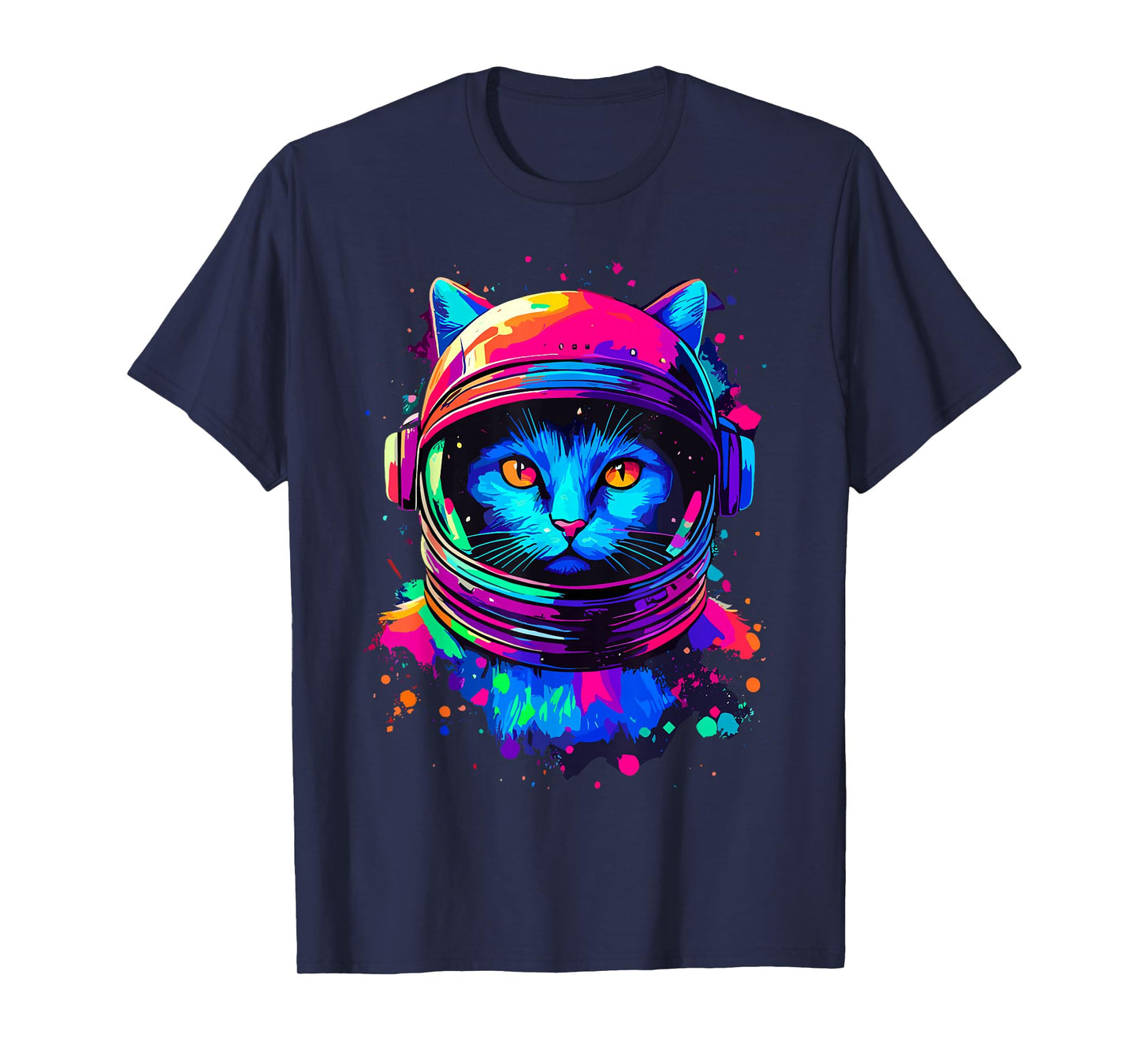 Space Cat Astronaut Space T-Shirt
