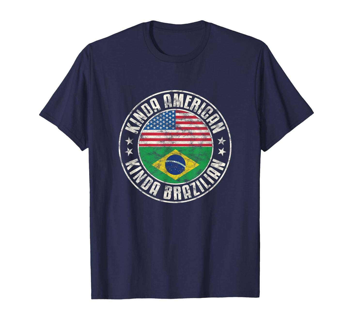 Dual Citizenship American Brazilian Brazil Usa Flag T-Shirt for Women Kids Men