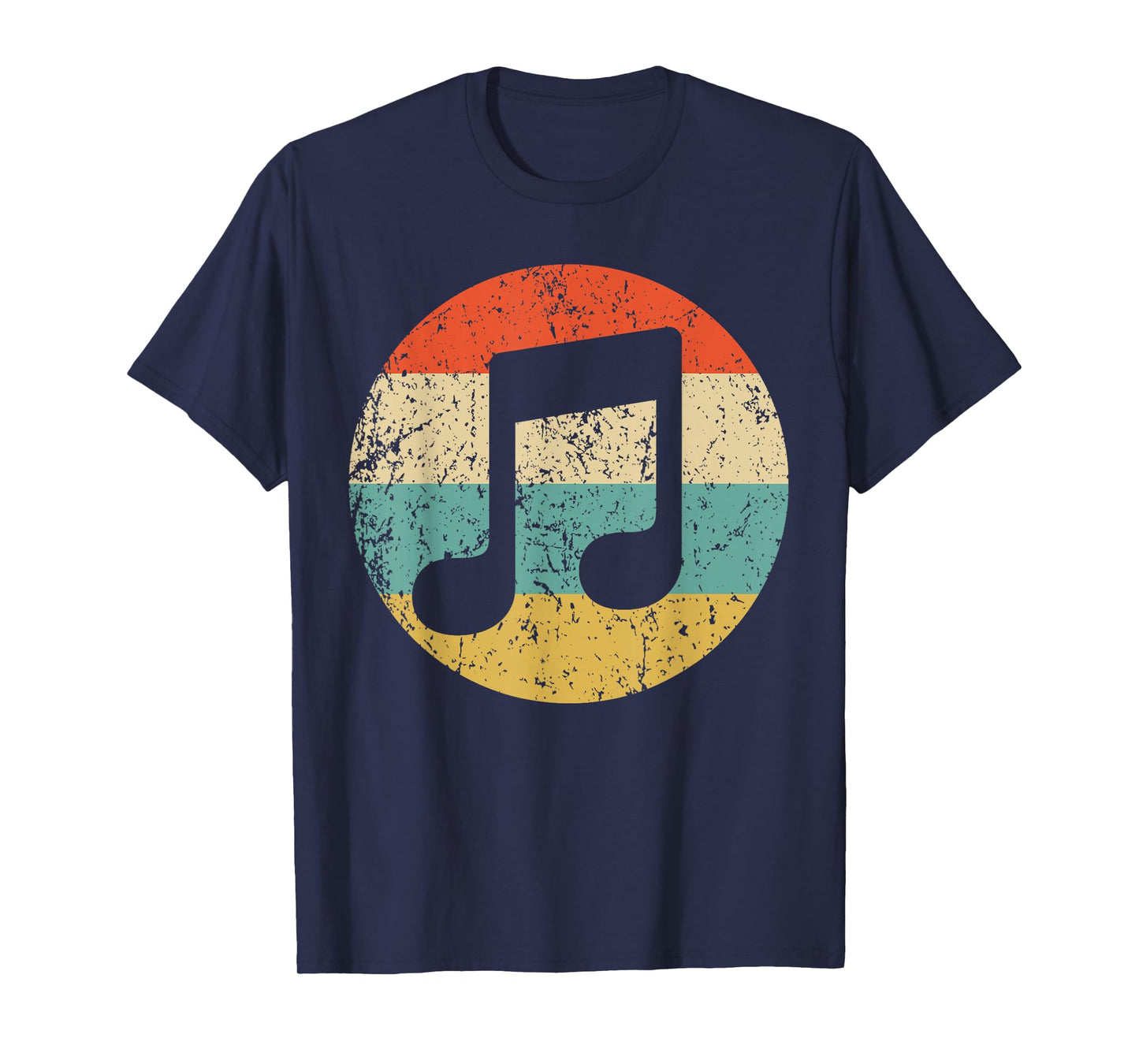 Musician Retro Musical Notes T-Shirt Small