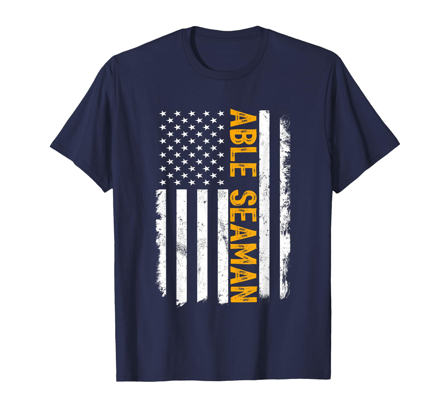Able Seaman Job, American Flag Able Seamen Career T-Shirt