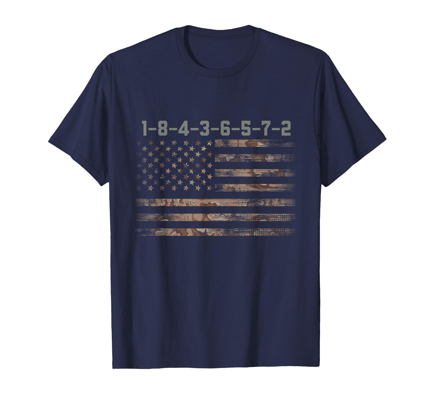 1-8-4-3-6-5-7-2 Firing Order Small Block Engine V8 T-Shirt