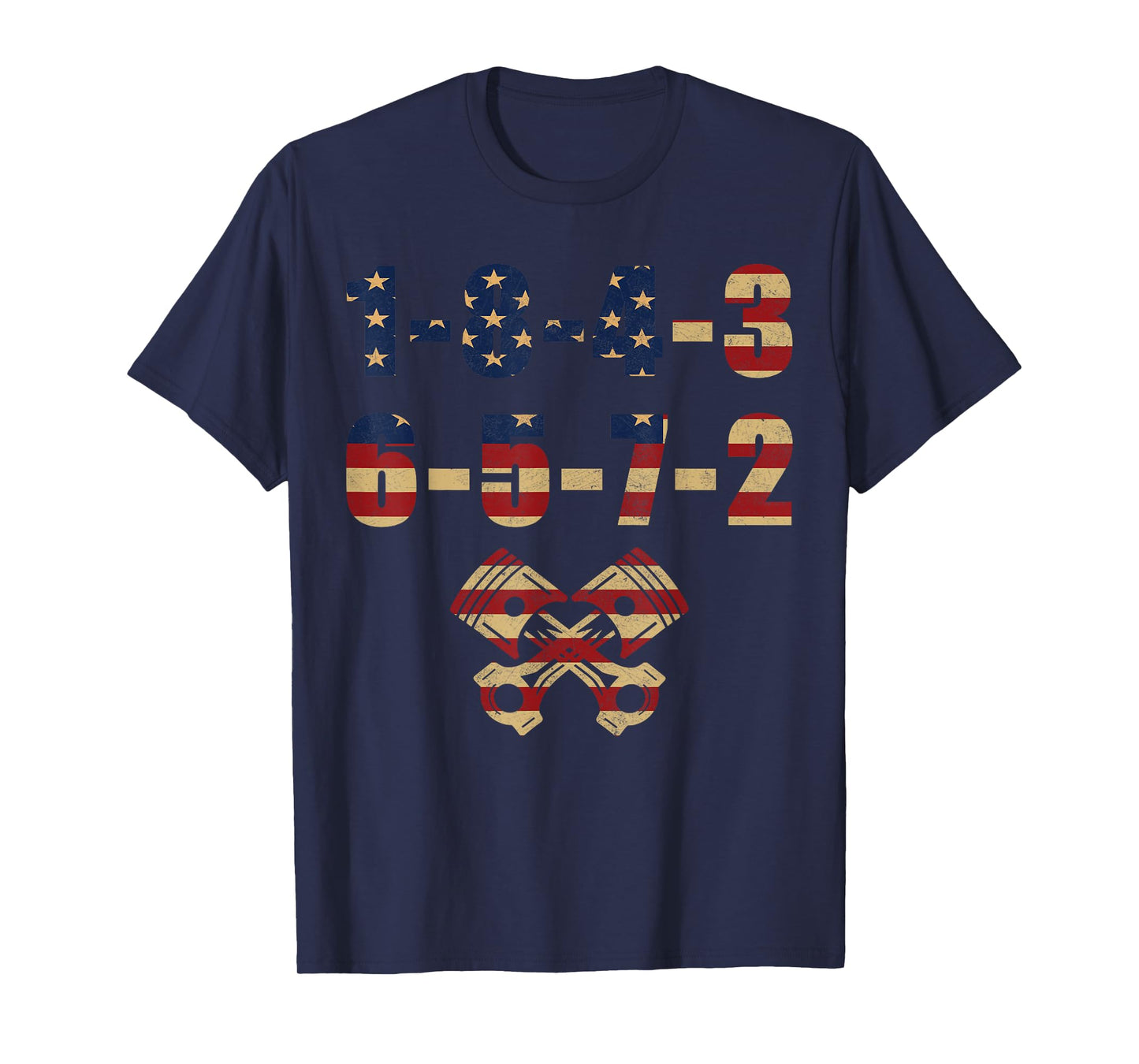 18436572 Firing Order Small Block Engine V8 Big Block T-Shirt