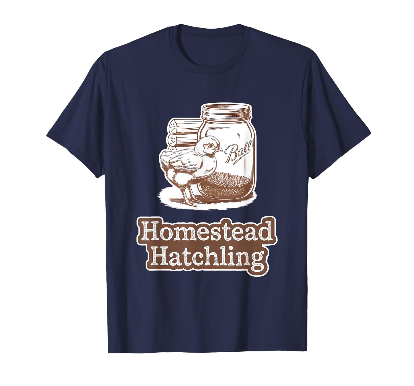 Baby Chicks in Homesteading Cute Design T-Shirt