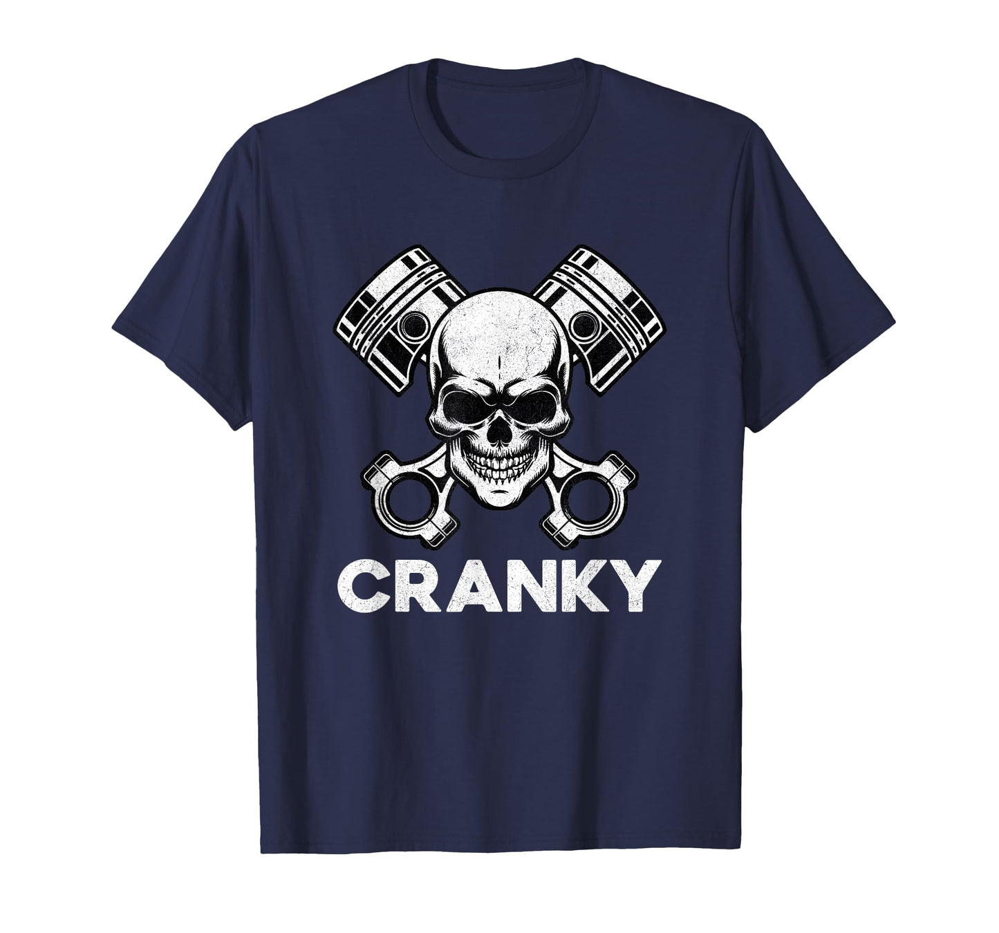 Cranky Car V8 Engine Crankshaft Cars Lover, Mechanic T-Shirt
