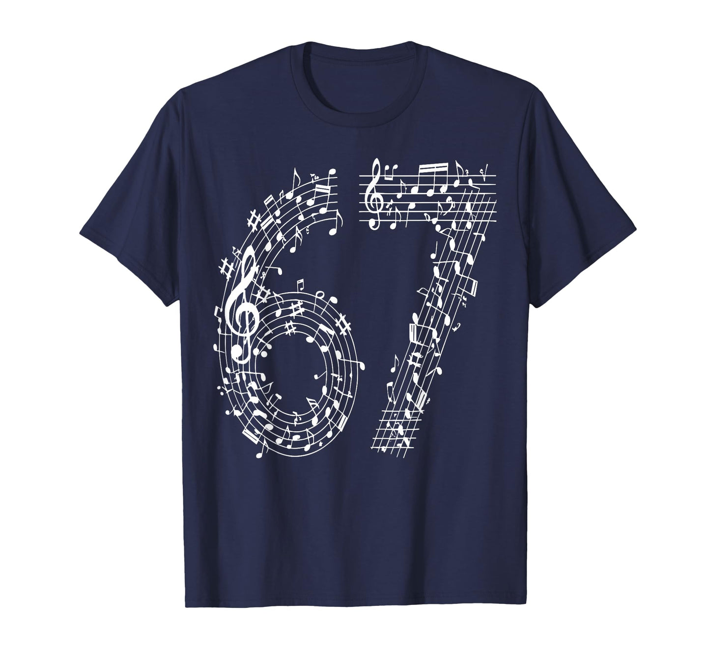 67 Music Meme Six Seven Music Teacher Musician T-Shirt