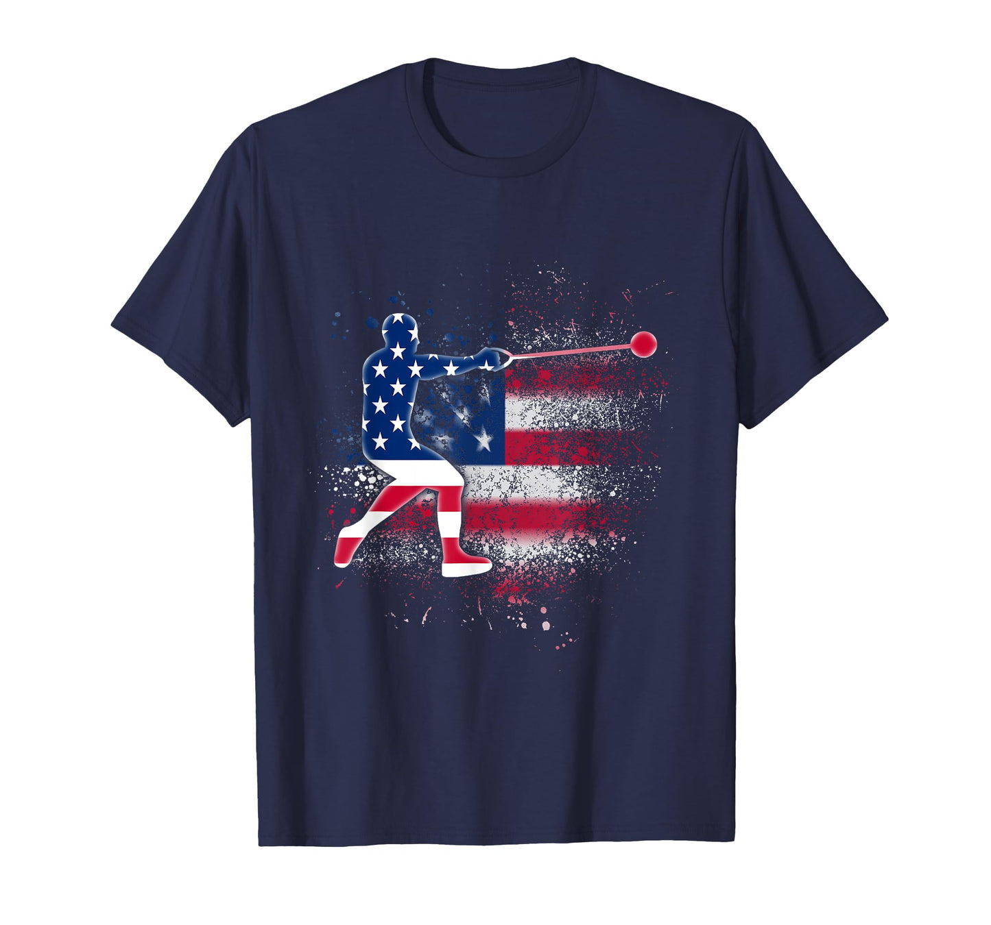 Hammer Throw Independence day Shirt Patriotic US Flag