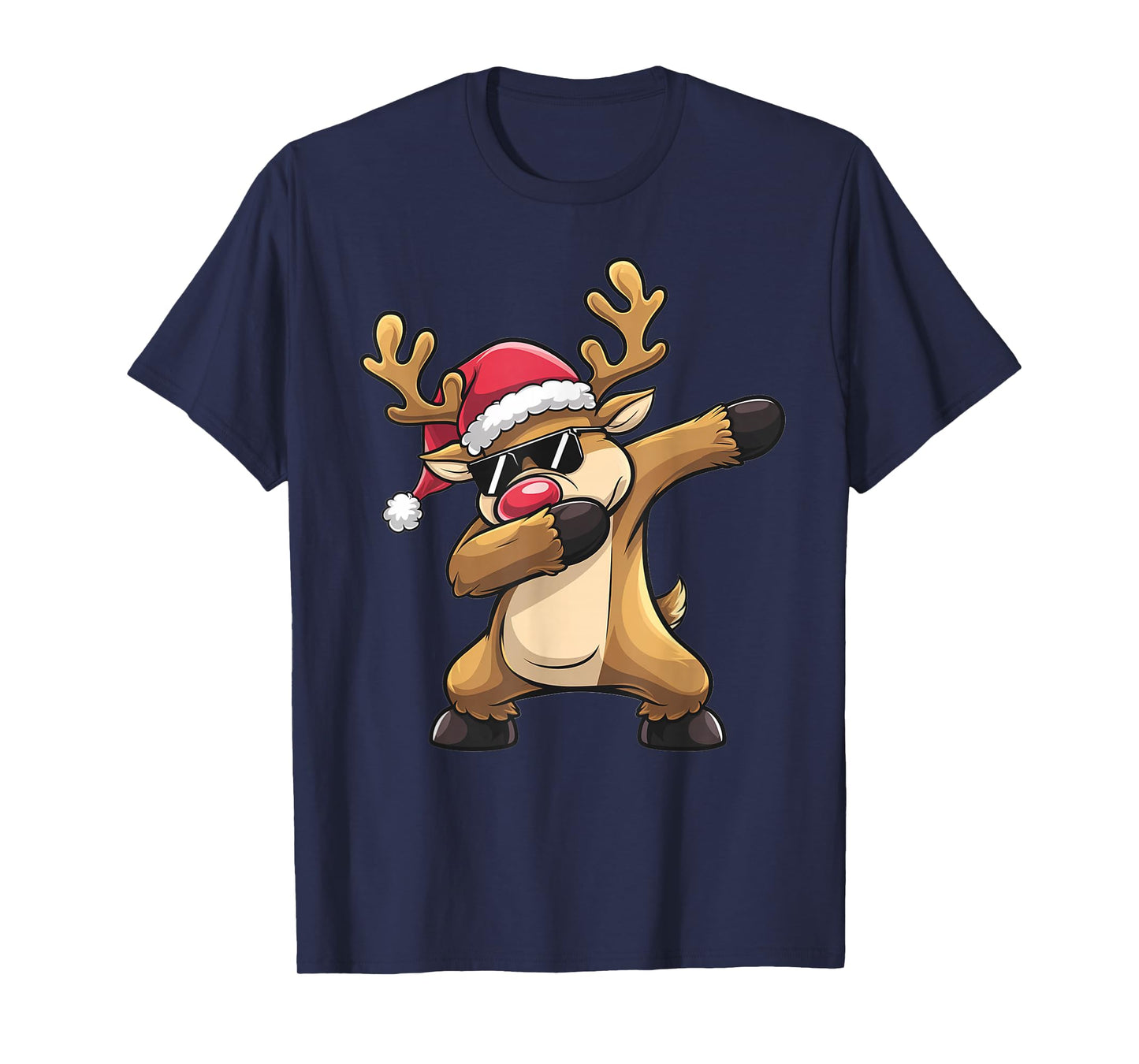 Dabbing Rudolf Reindeer Christmas T-Shirt