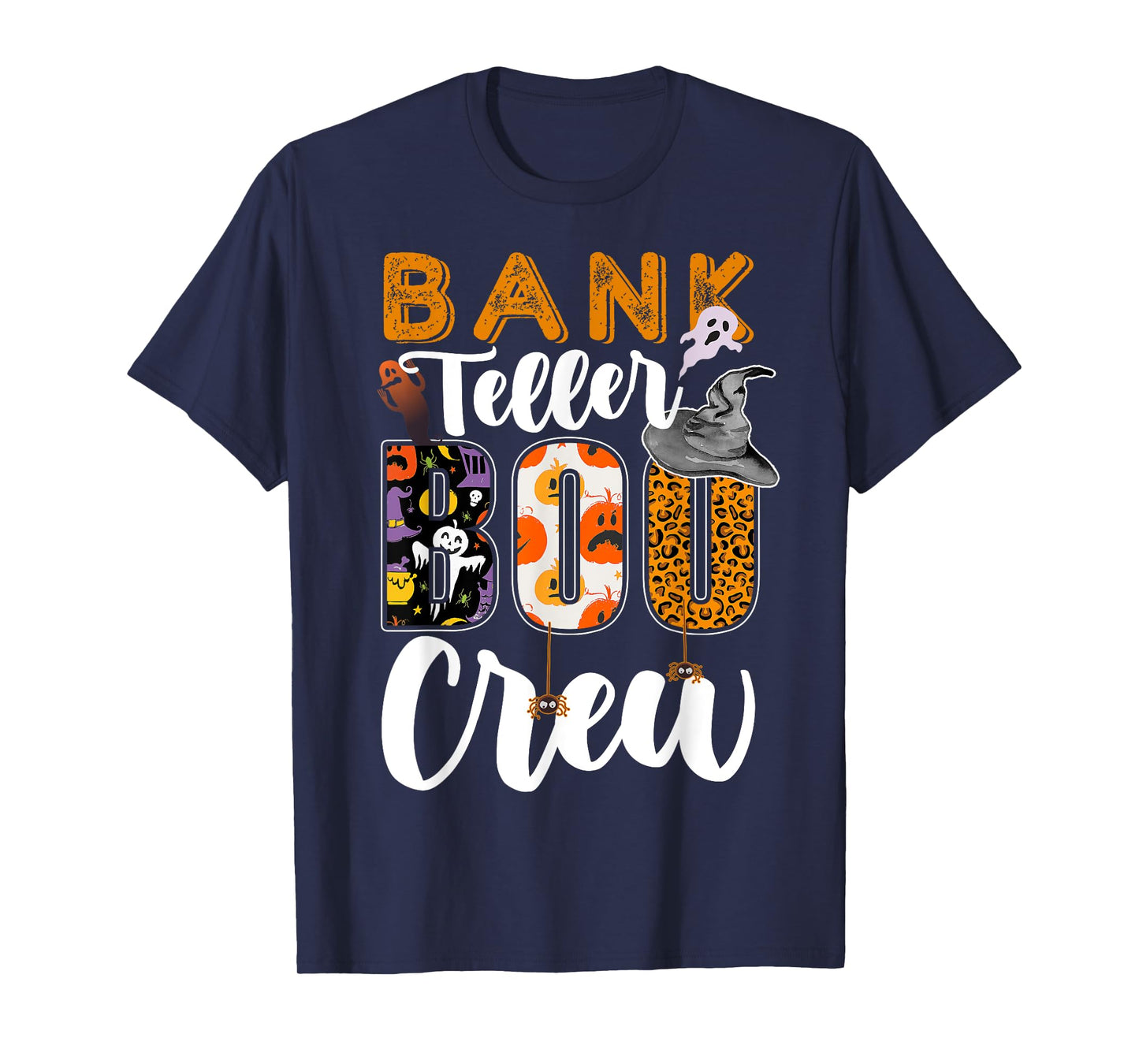 Bank Teller Boo Crew Halloween Matching Banker T-Shirt