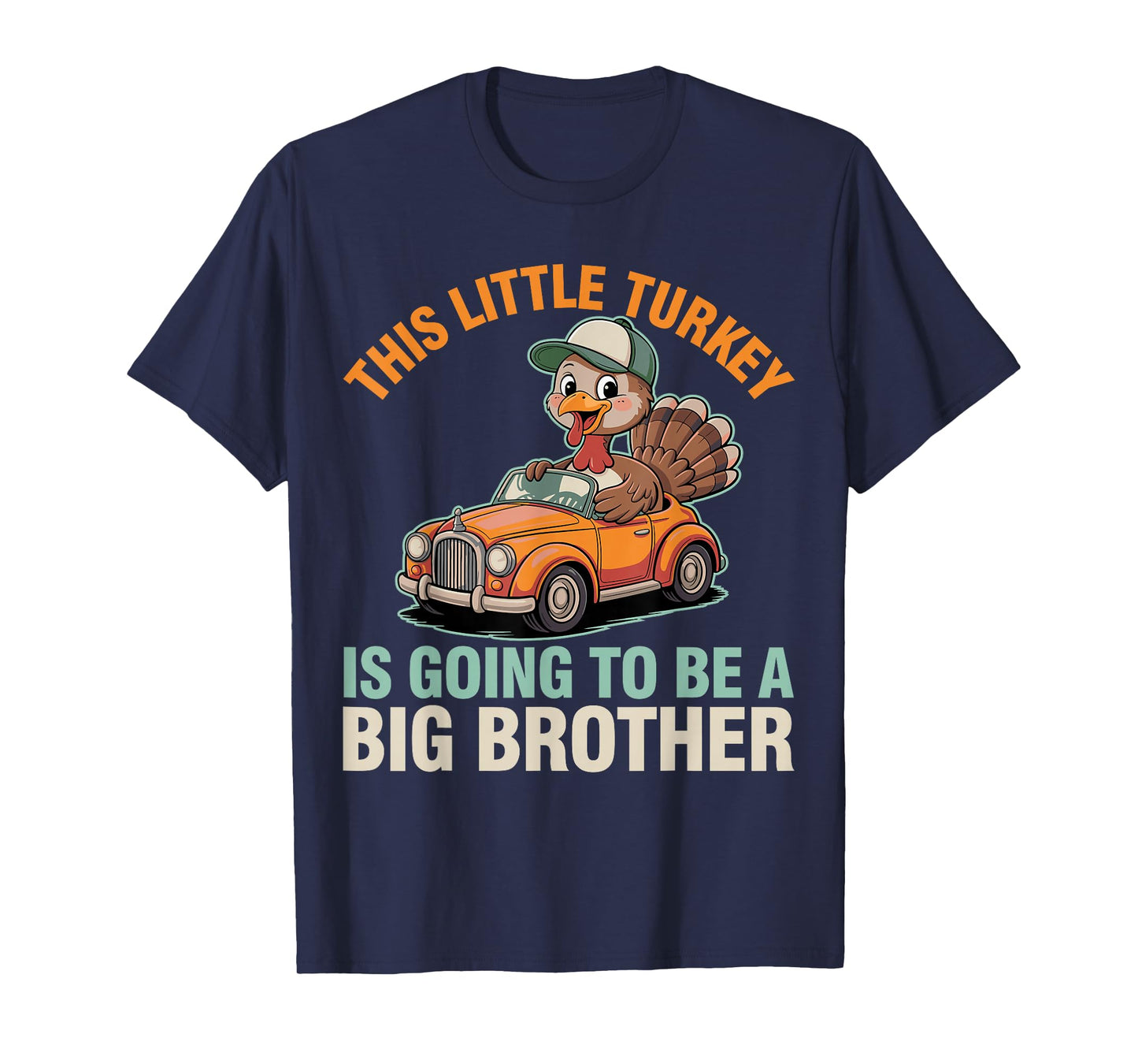 This Little Turkey is Going to Be A Big Brother Boys Fall T-Shirt