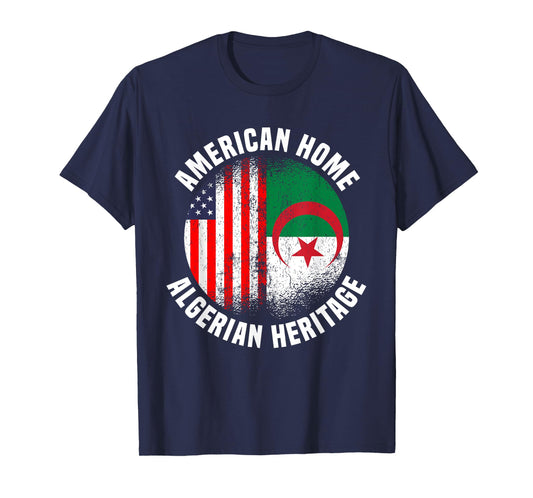 Algeria Outfit for Men & Women US American Algerian Flag T-Shirt