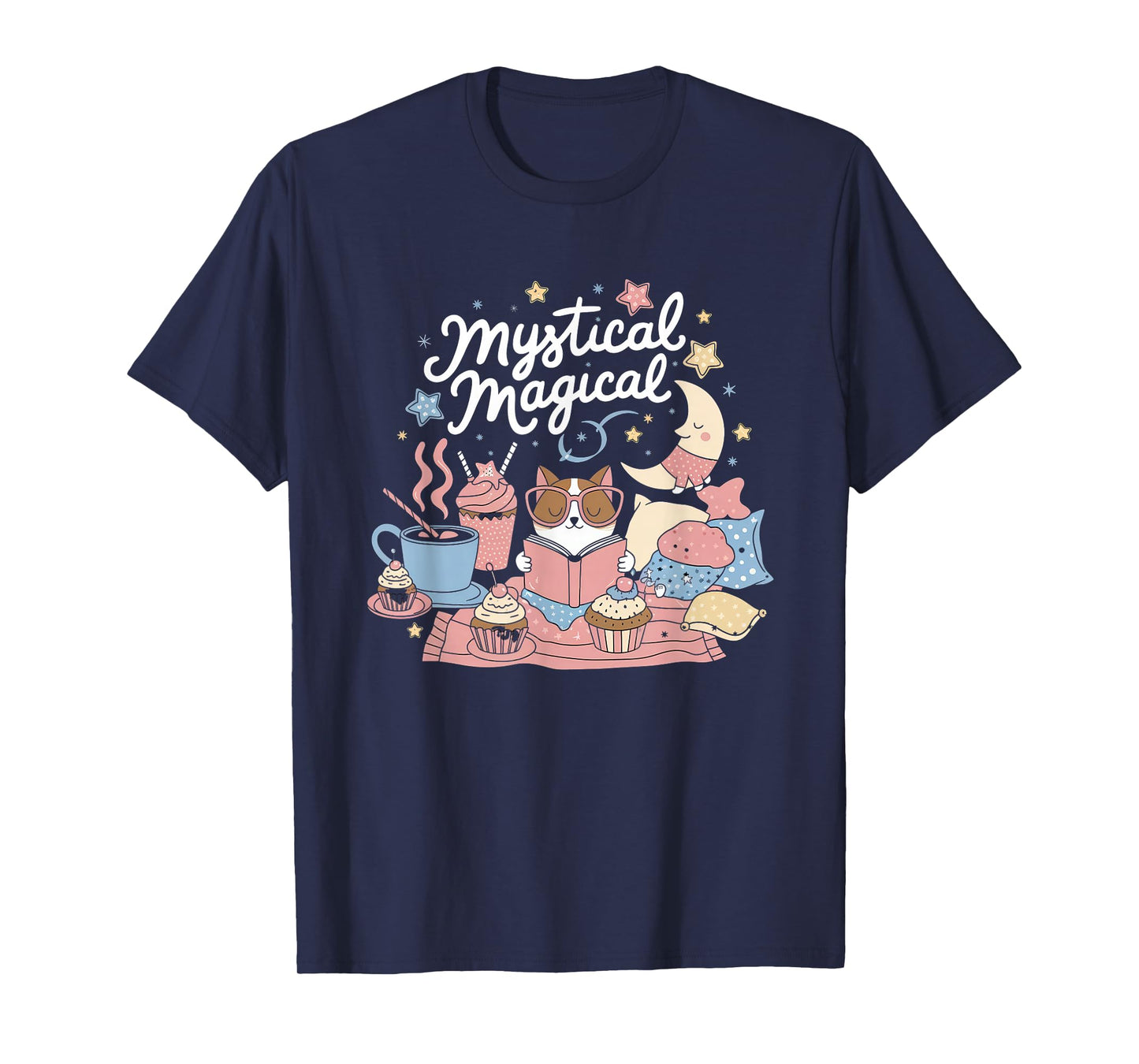 Mystical Magical Tshirt Retro Aesthetic Space Gift Men Women T-Shirt
