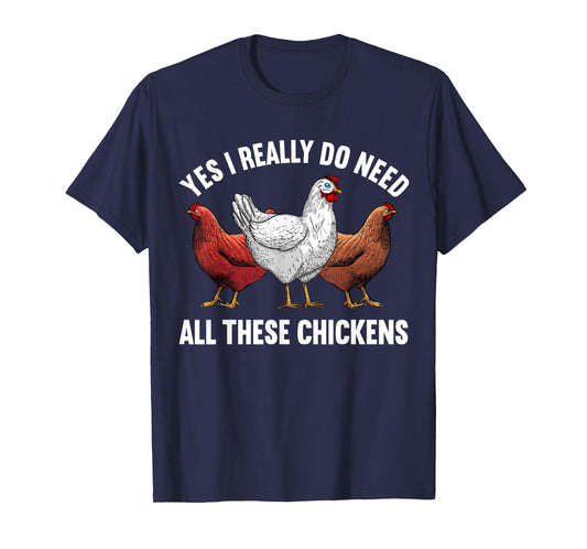 Cool Chicken Art For Men Women Poultry Animal Chicken Farmer T-Shirt