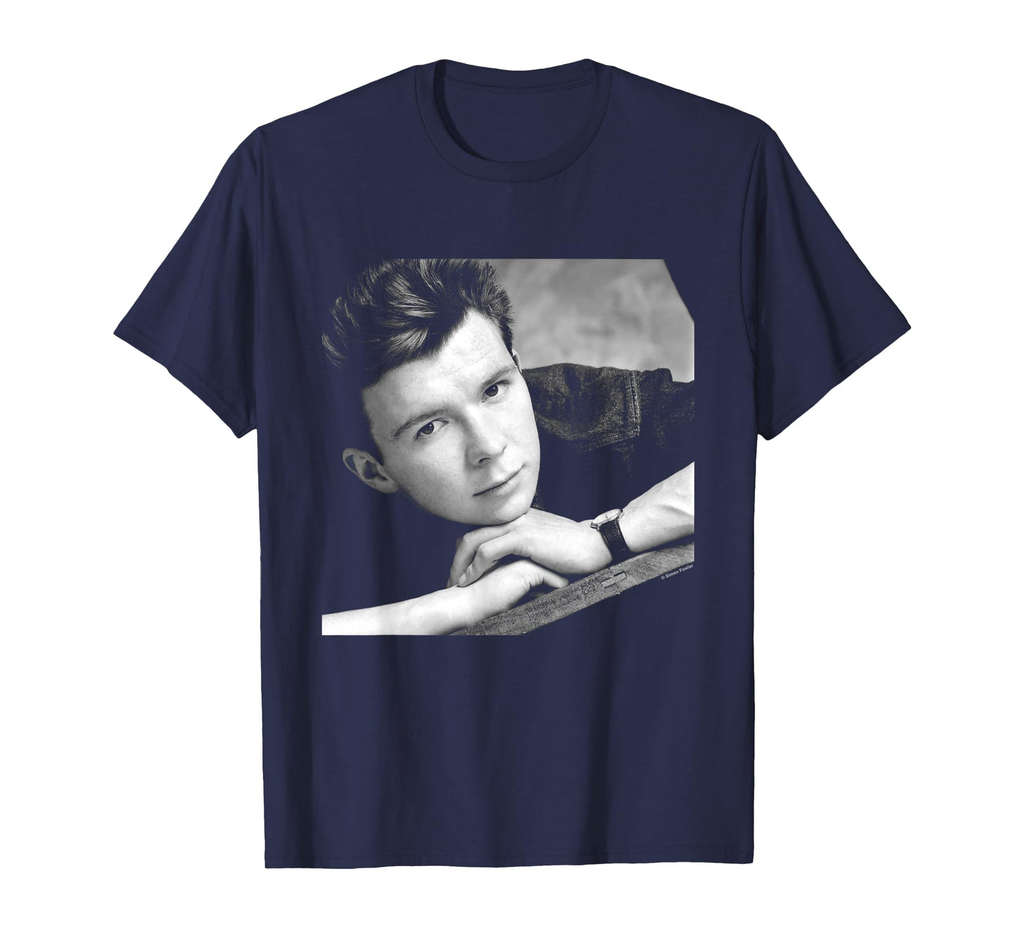 Rick Astley Never Gonna Give You Up Pop Star by Simon Fowler T-Shirt