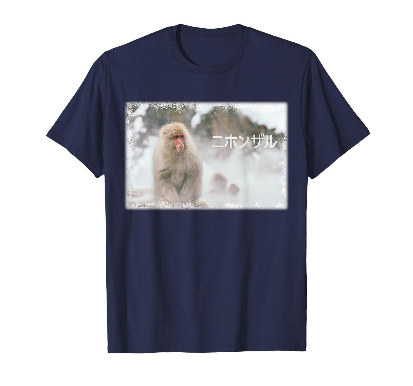 Japanese Macaque Monkey in the Snow Photo T-Shirt