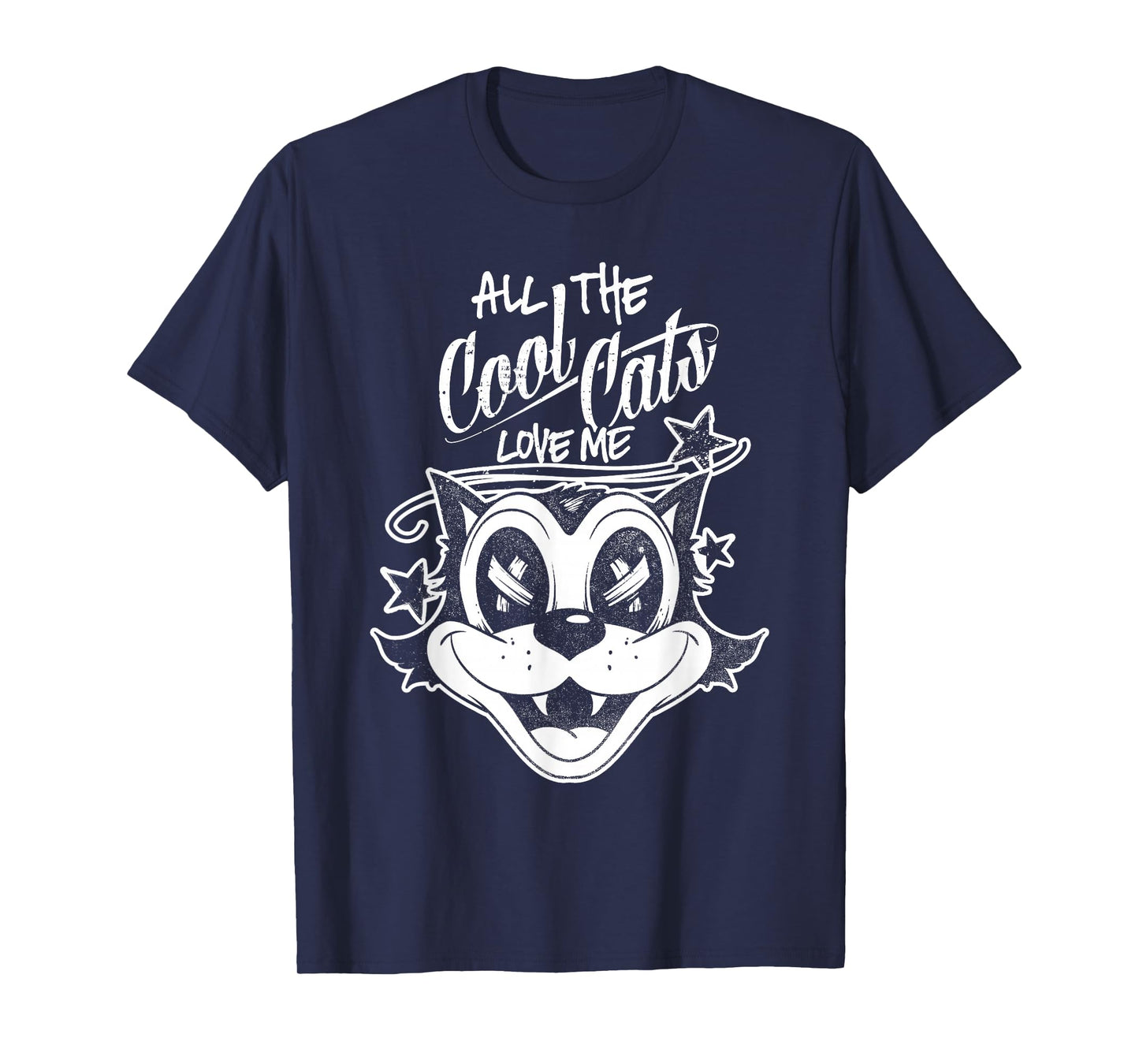 Rad Cool Cats Love Me Shirt - Retro Rockabilly Lowbrow T-Shirt