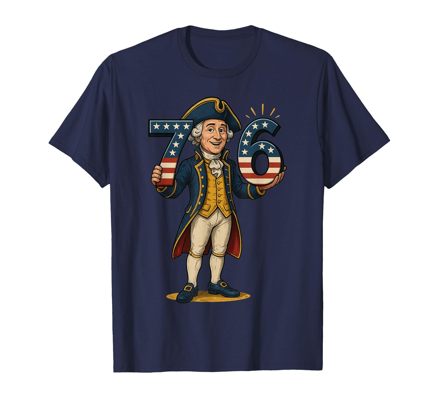 HUGvyn Six Seven 6 7 7 6 George Washington Teacher American T-Shirt