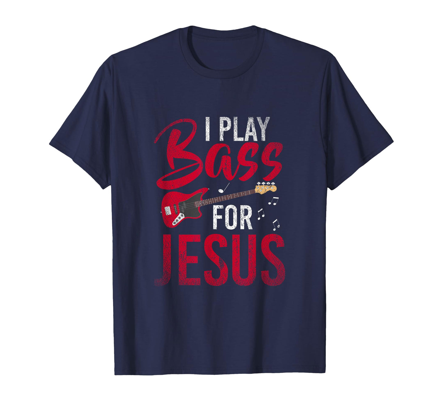 Christian Bassist Bass Player Jesus Bass Guitar T-Shirt