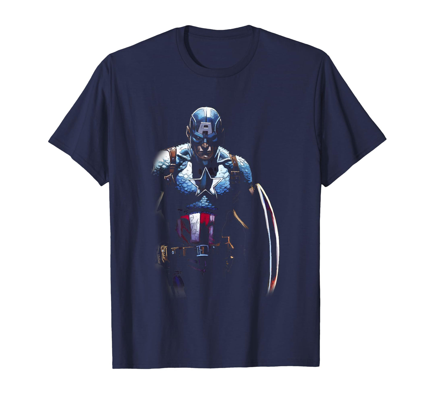 Marvel Comics Classic Captain America Dark Justice Poster T-Shirt