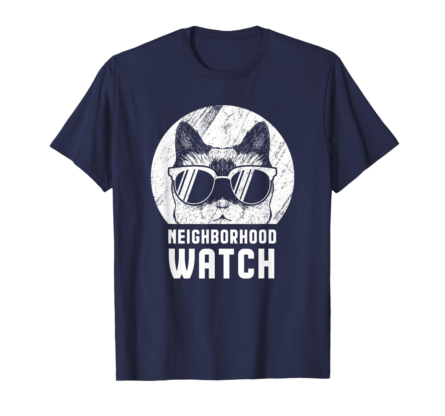 Cat Neighborhood Watch Funny T-shirt T-Shirt