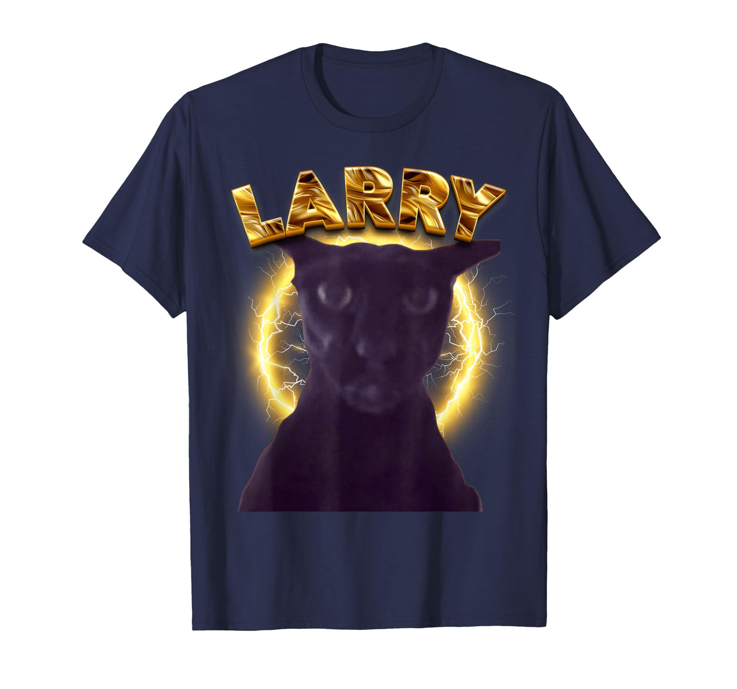 Evil Larry Meme Larry Cat Meme Cursed Memes Brainrot Memes T-Shirt
