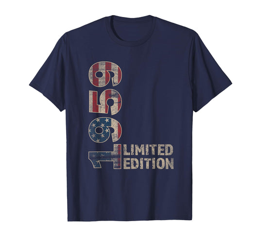 66th Birthday Gift Men Vintage Born 1959 Turning 66 Year Old T-Shirt