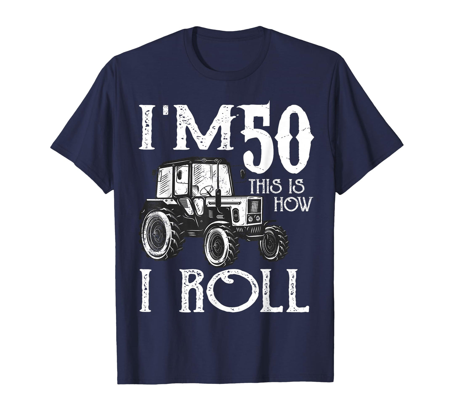 50th Birthday Tractor Farmer Rancher Funny 50 years old gift T-Shirt
