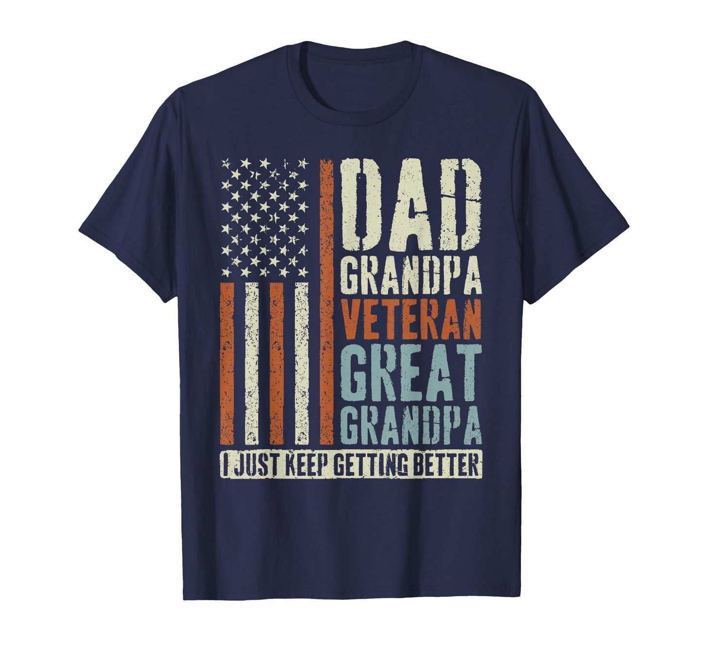 Dad Grandpa Veteran Great Grandpa T-Shirt