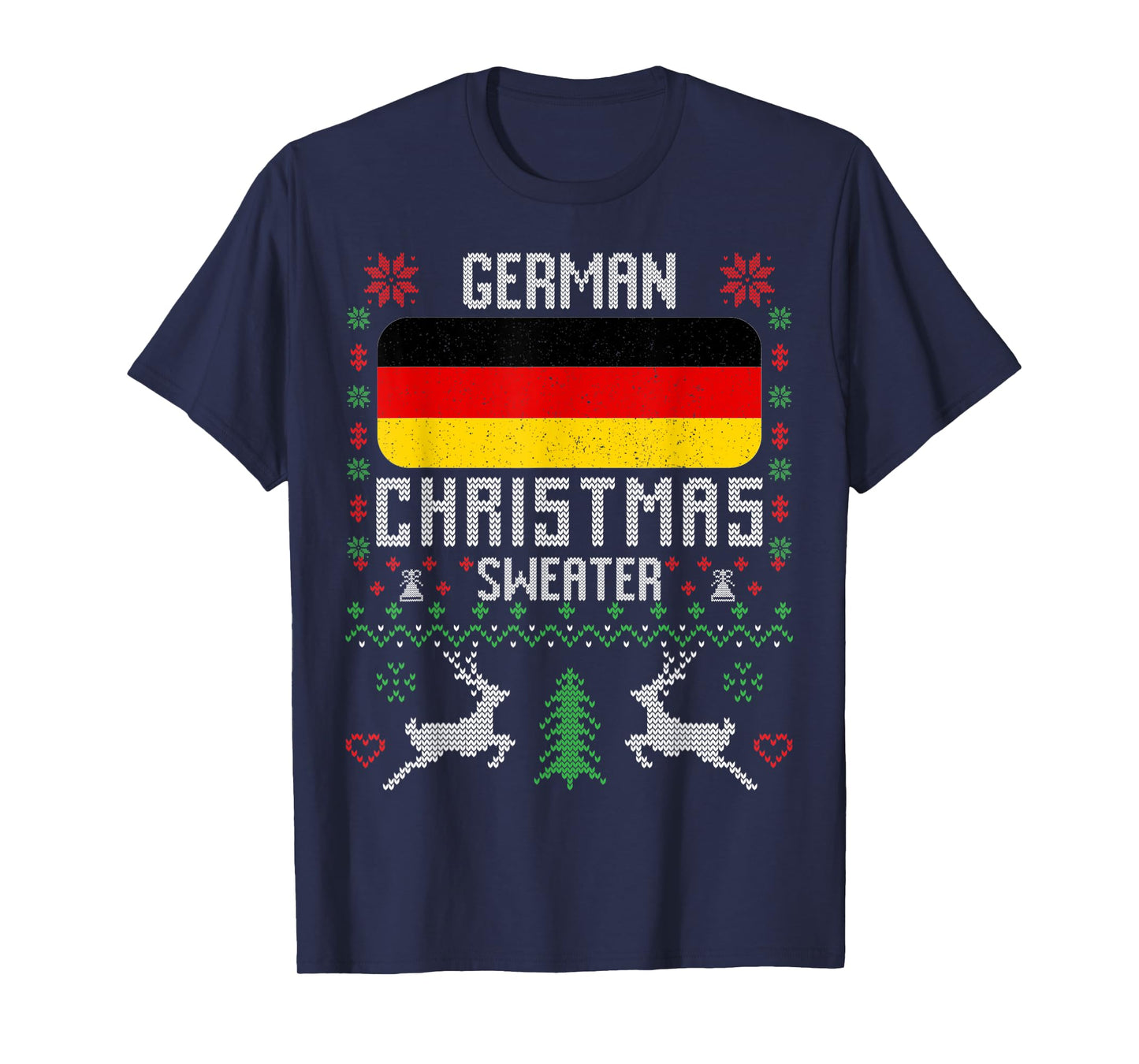 Germany Flag German Christmas Sweater T-Shirt