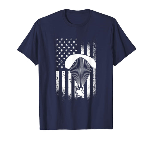 American Paramotoring, US Flag Paramotor T-Shirt