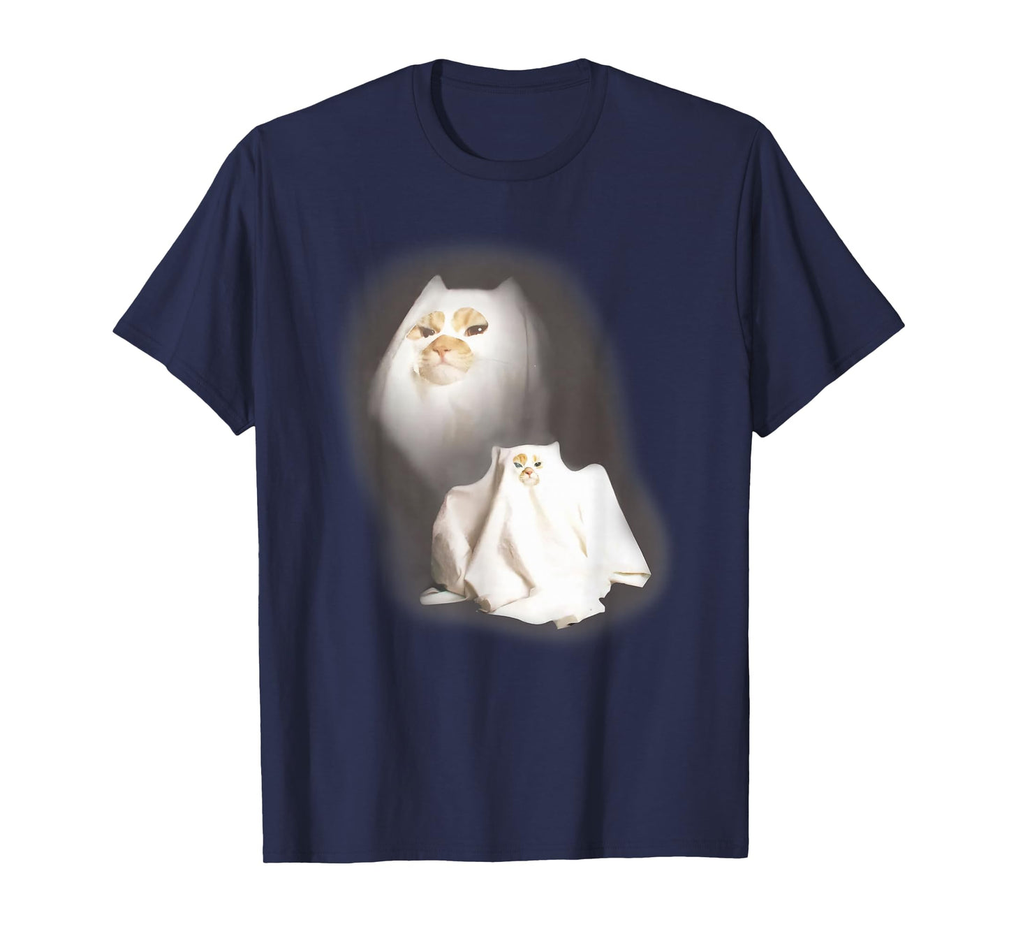 Cute Funny Wizard Cat Ghost Weird Kitten Cat Meme Halloween T-Shirt
